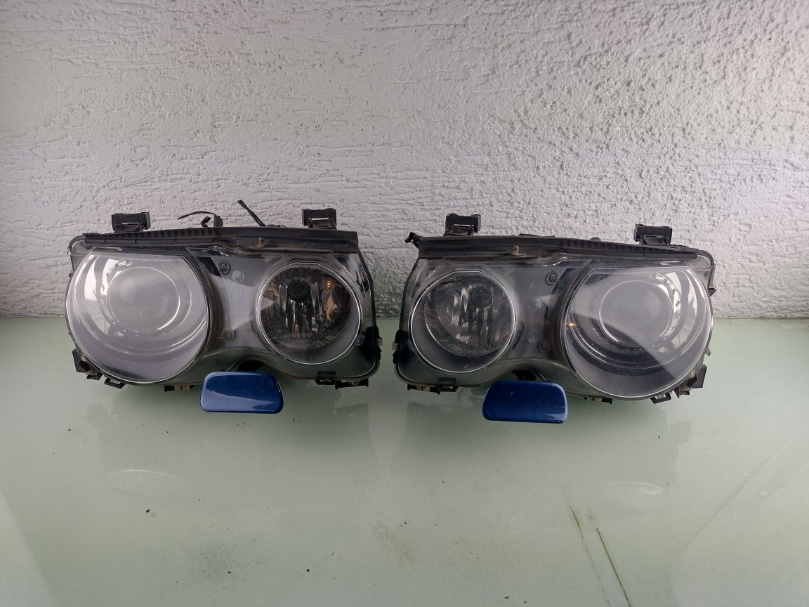 Lampy przód ksenonowe BMW E46 compact spryskiwacze przetwornice europa