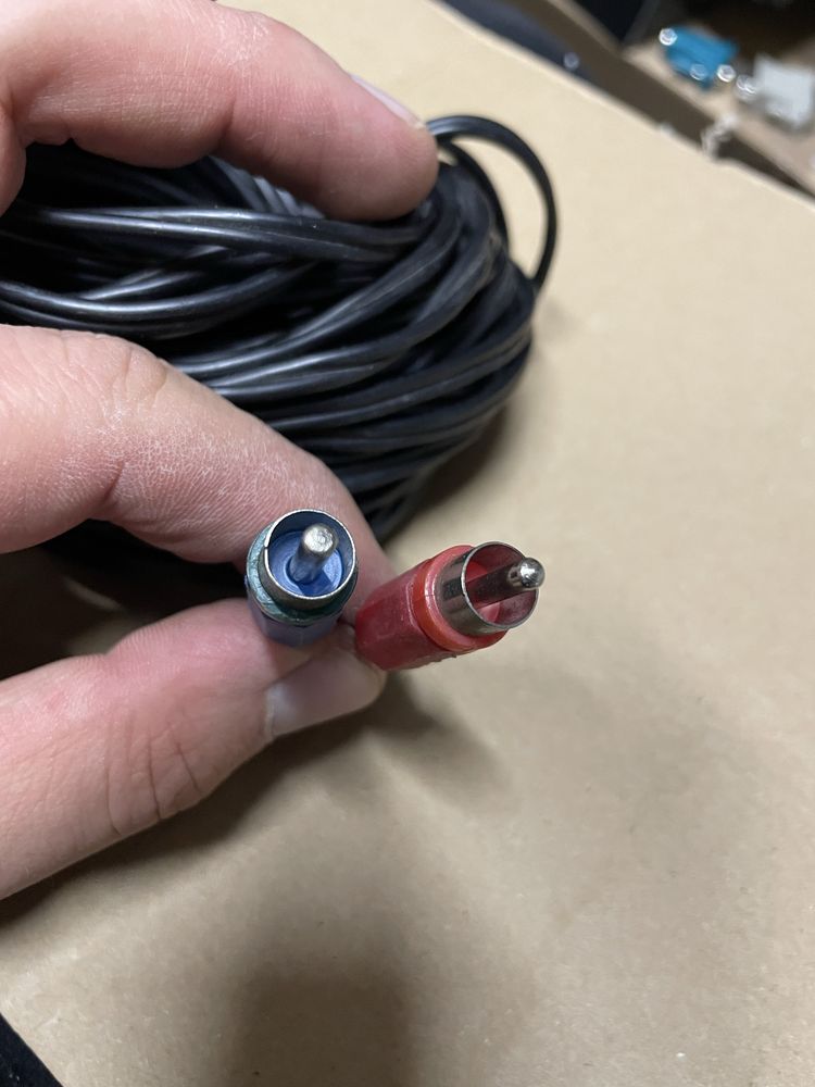 Kabel przejsciowka Jack -> 2x RCA kilka metrow! Okazja!