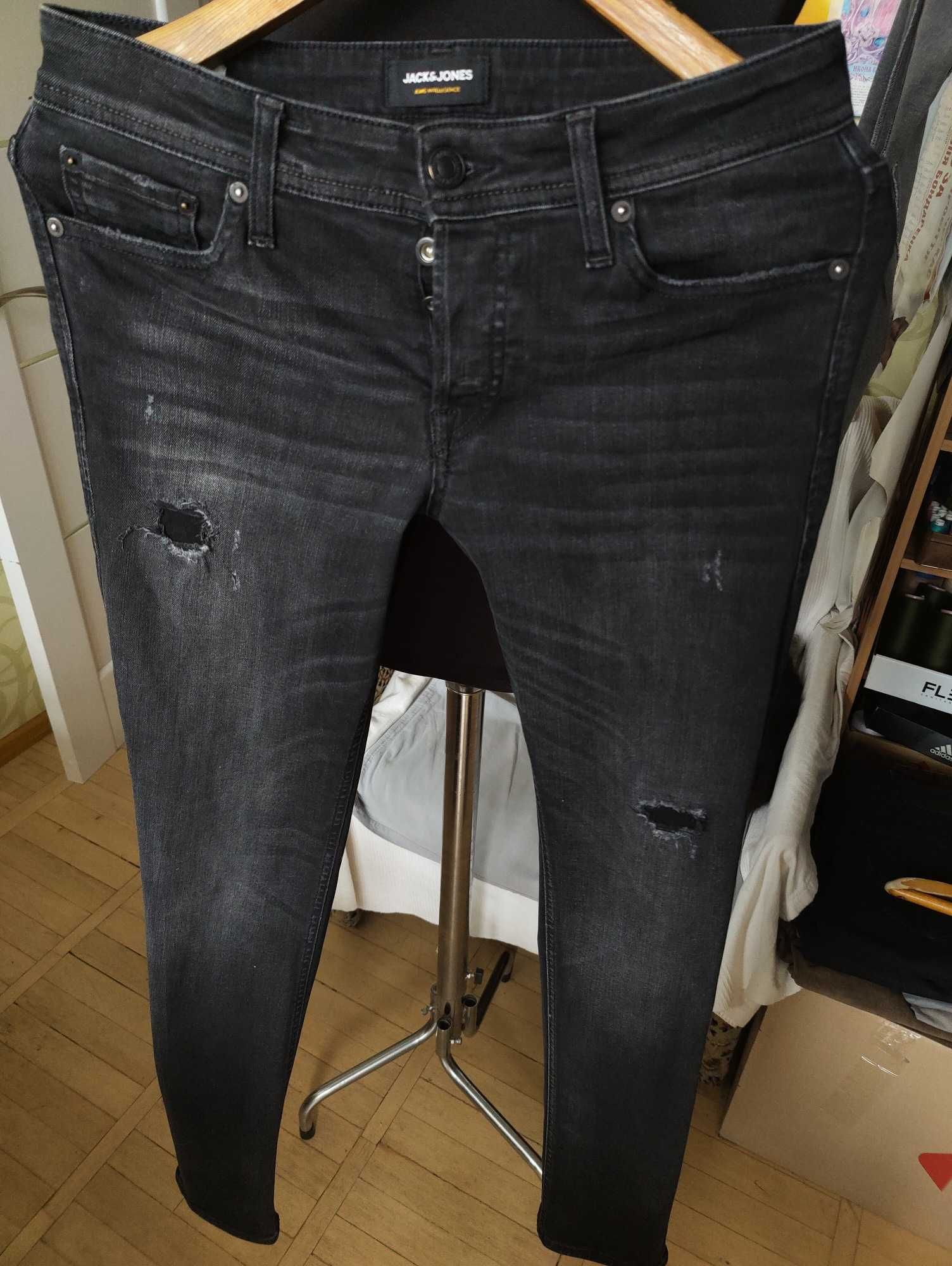 Джинсы Jack&jones Glenn jeans Дания w31 stretch grey.