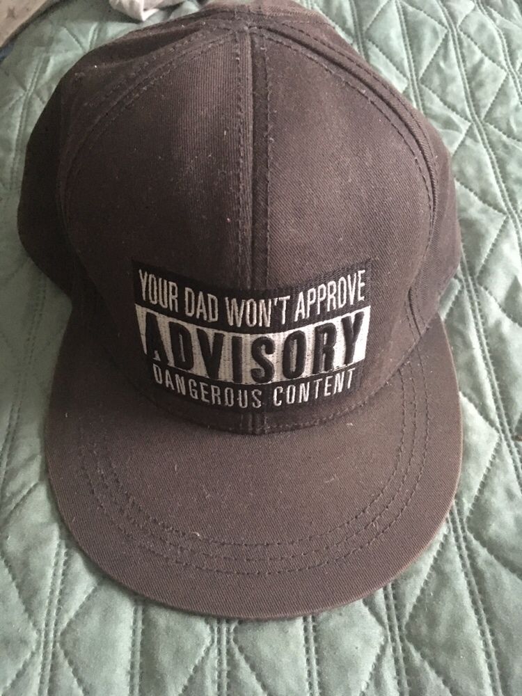 Ciemnoszara Czapka snapback Advisory H&M rozmiar L 60 gumka