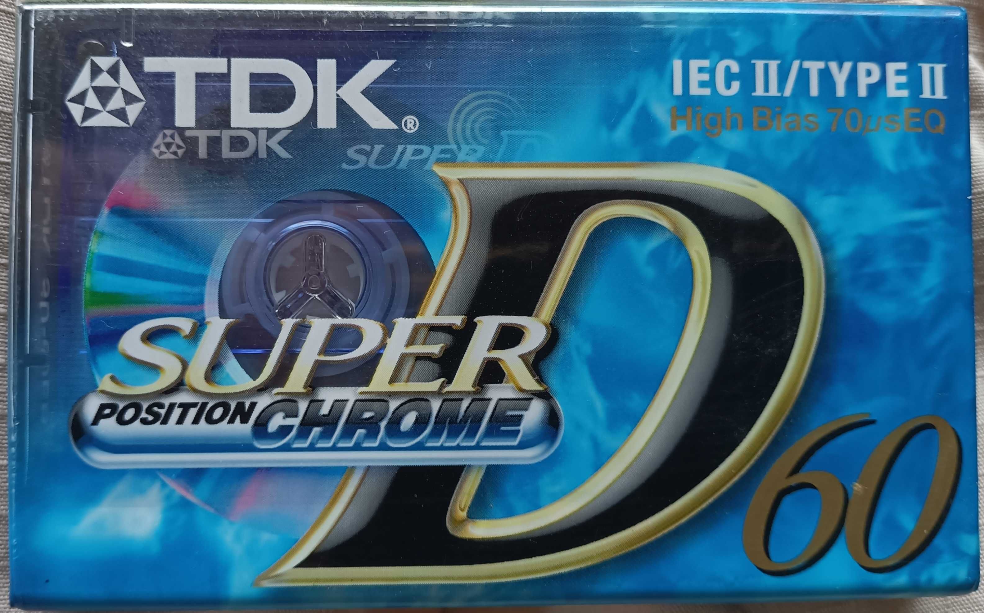 TDK super Chrome D60 nowa kaseta zafoliowana