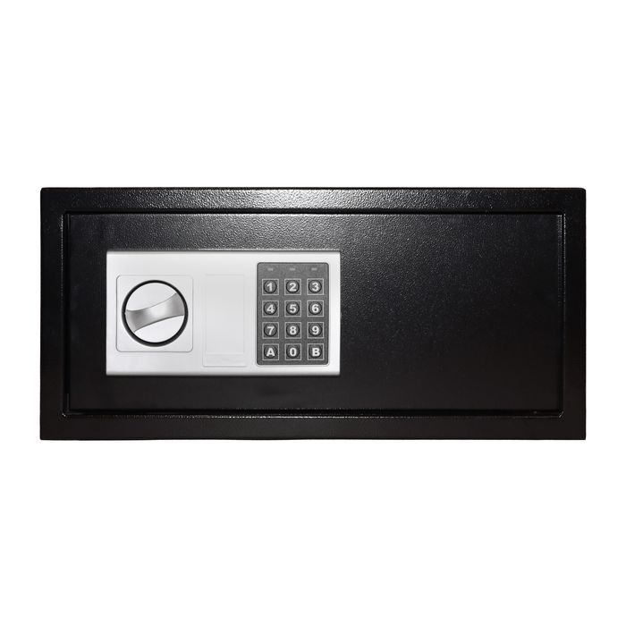 Sejf domowy biurowy zamek elektroniczny szyfrowy kluczyk XXL 43x35x21
