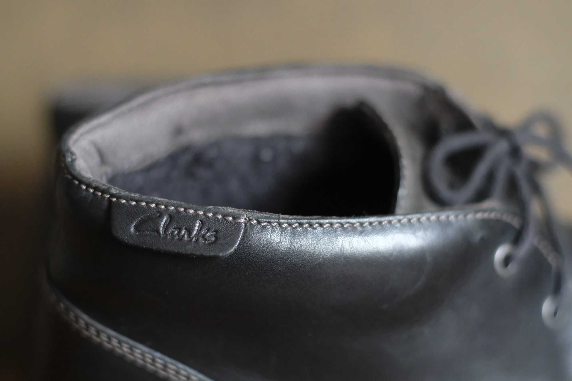 Ботінки зима натуральна шкіра Clarks 44 стелька29.8 см