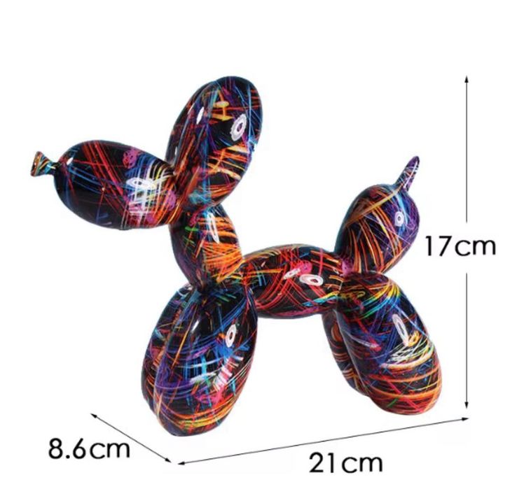 Статуэтка собака, собачка balloon dog граффити