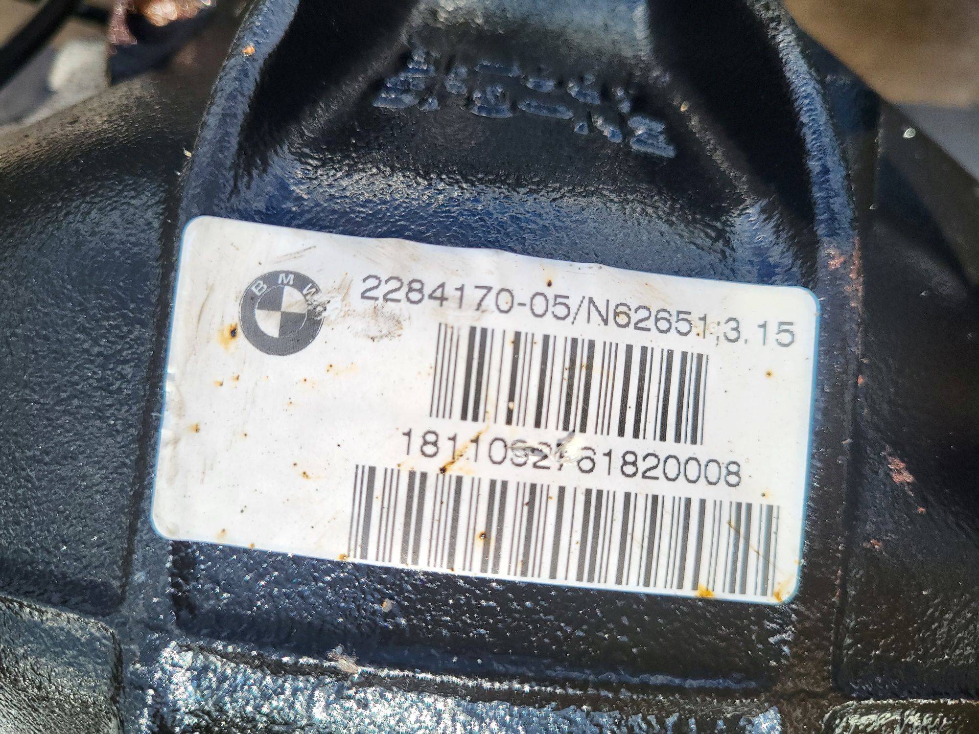 Zawieszenie Wózek dyfer tył szpera bmw m5 f10 m6 f06 f12 f13 4.4 560km