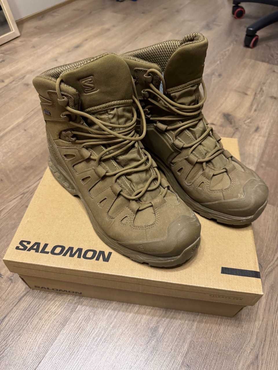 Берці чоловічі - 46р - Salomon - Quest 4D GTX Forces 2 Coyote Brown