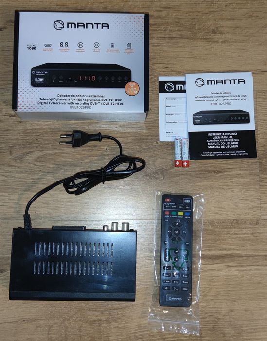 ### Dekoder DVB-T2/T/C Manta DVBT025PRO ###