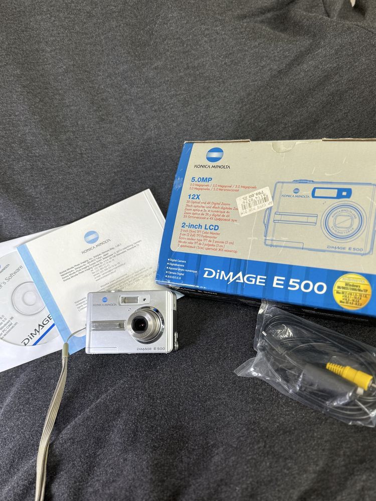 Konica Minolta Dimage E500 – Klasyka cyfrowej fotografii!