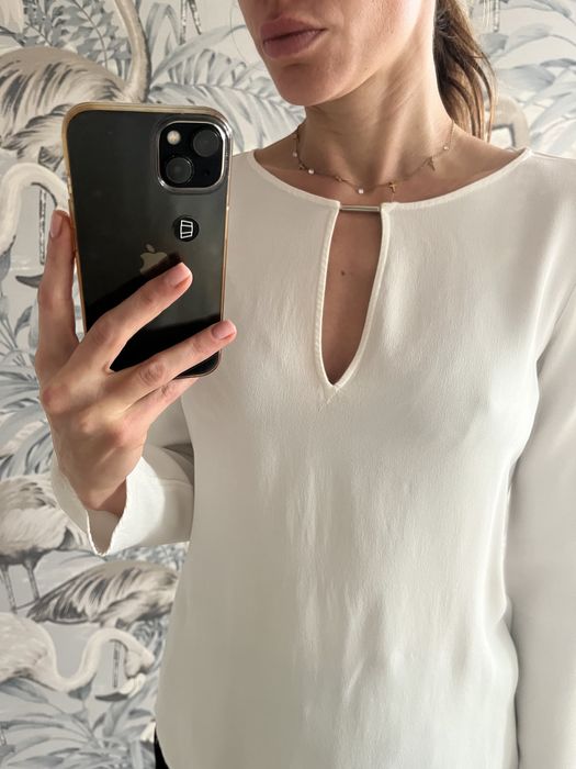 Biała bluzka koszula  Zara