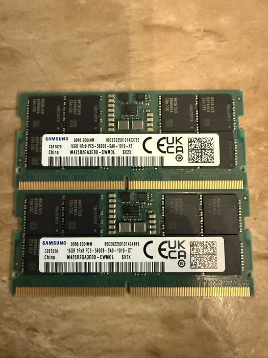 Pamięć RAM Samsung DDR 5 32 GB 5600 MHz SODIMM Laptop
