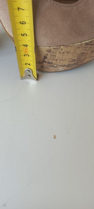 Różowe buty na koturnie rozm.37