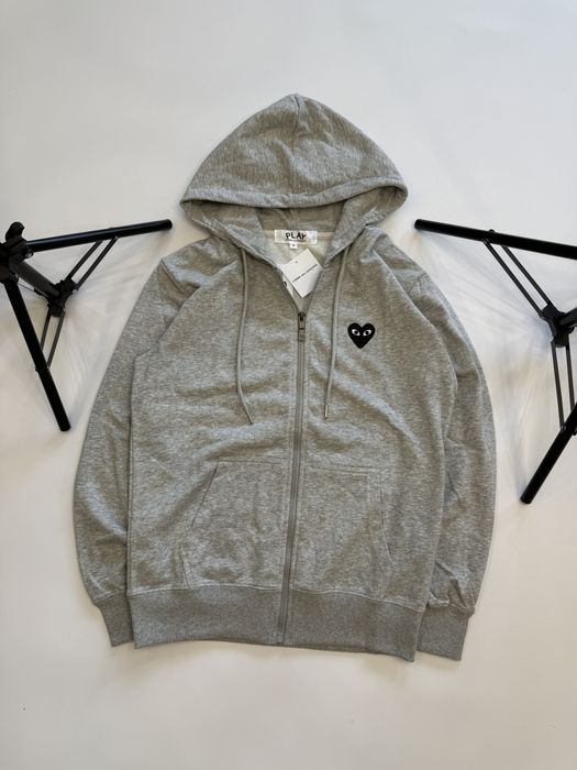 Зіпка Play Comme des Garcons (зип худи плей, зіп худі кдг плей зипка)