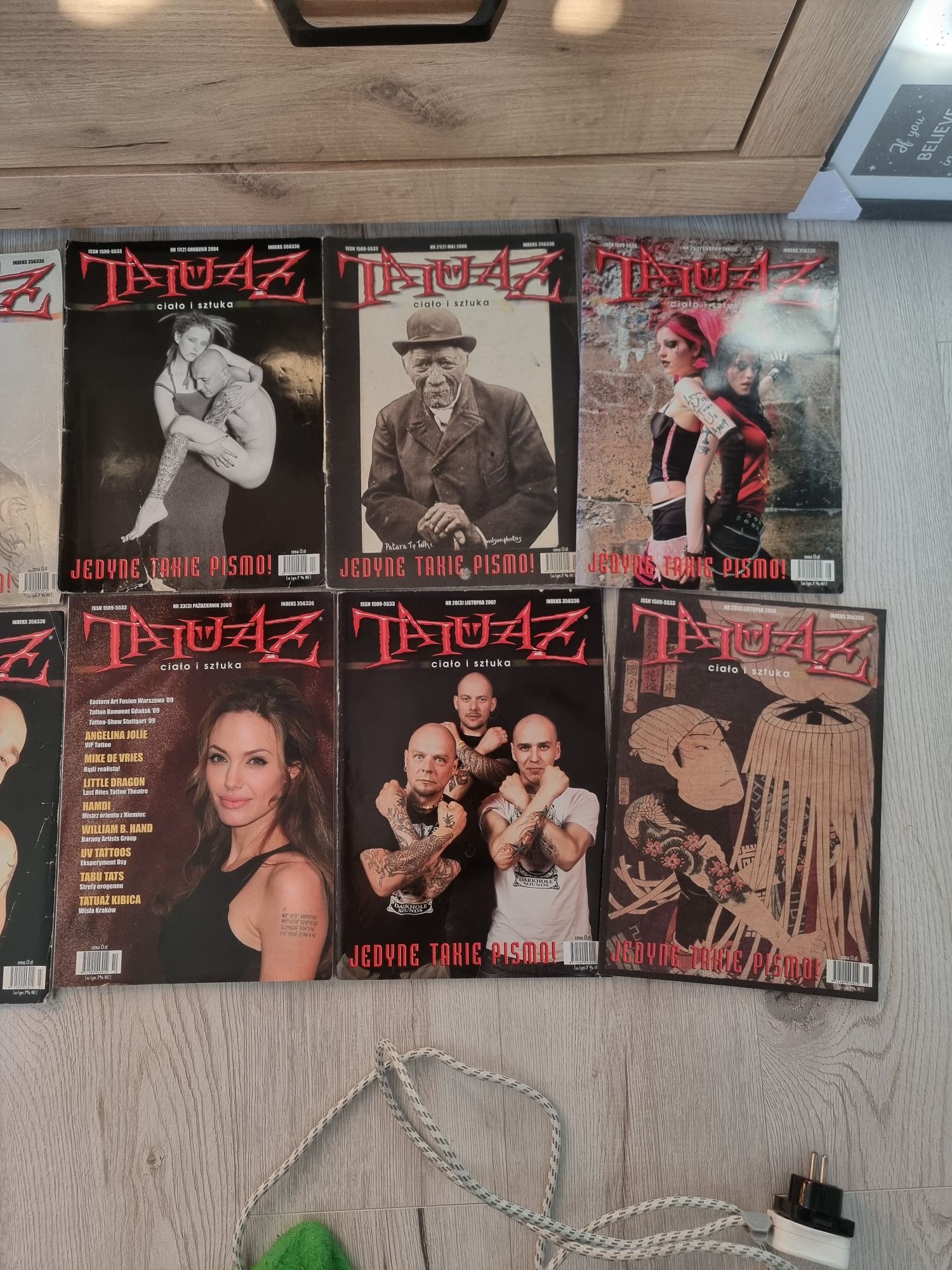 Tatuaż czasopismo tattoo fest tattoo Konwent gazety kolekcja
