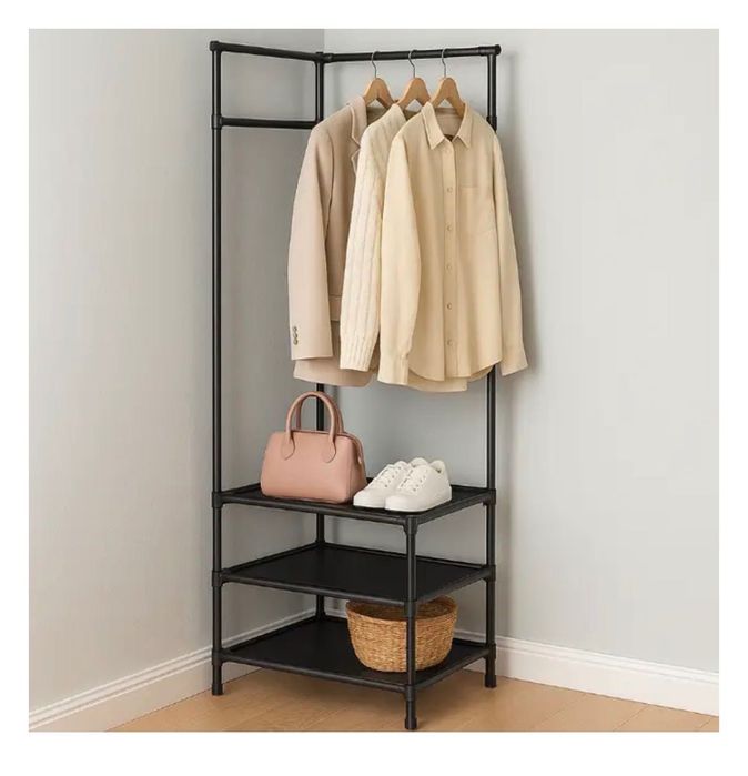 Кутова стійка для одягу