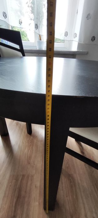 Stół Ikea plus 4 krzesła, zestaw do salonu