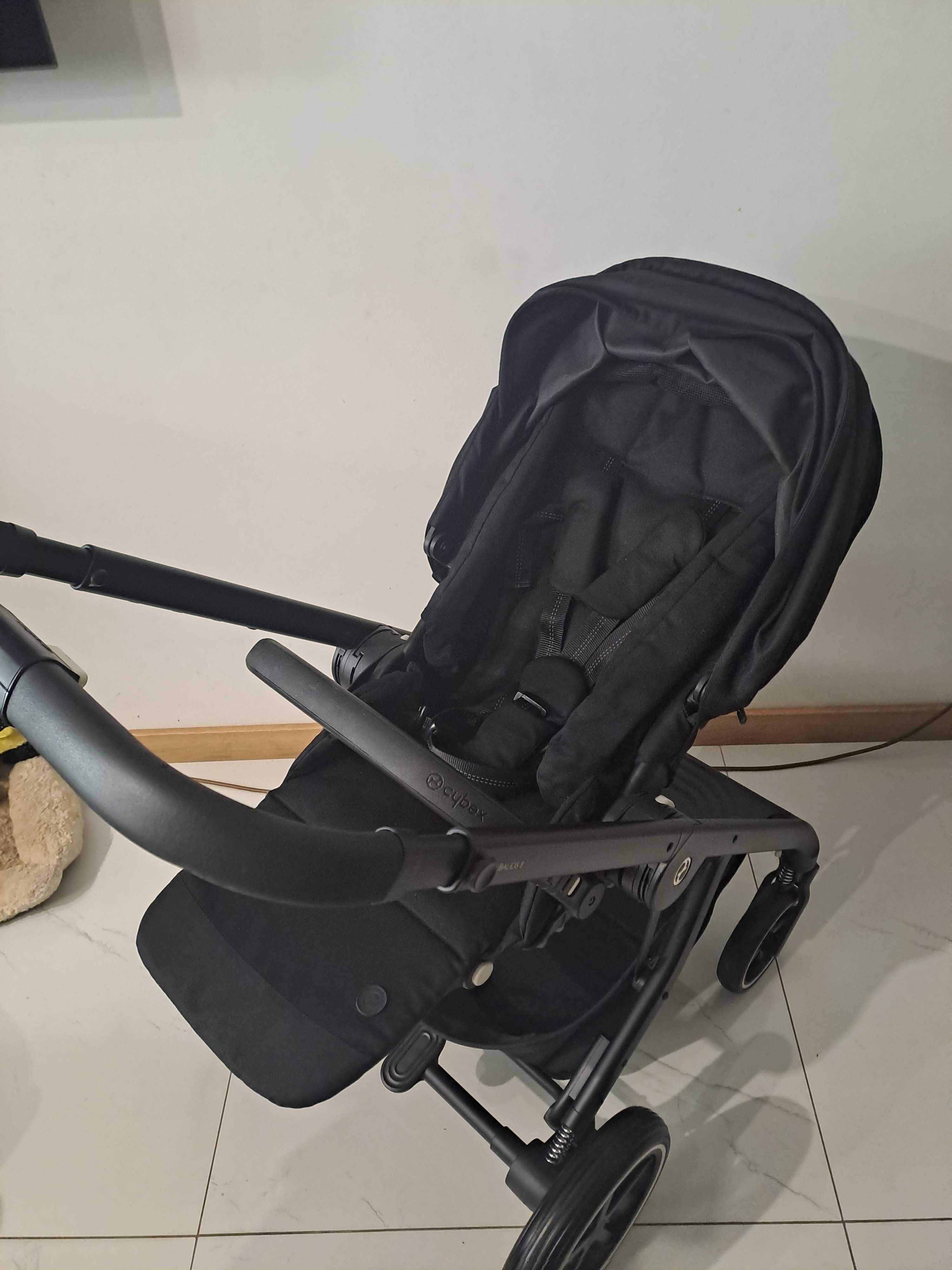 Cybex balios s lux deep black 3w1 z baza isofix