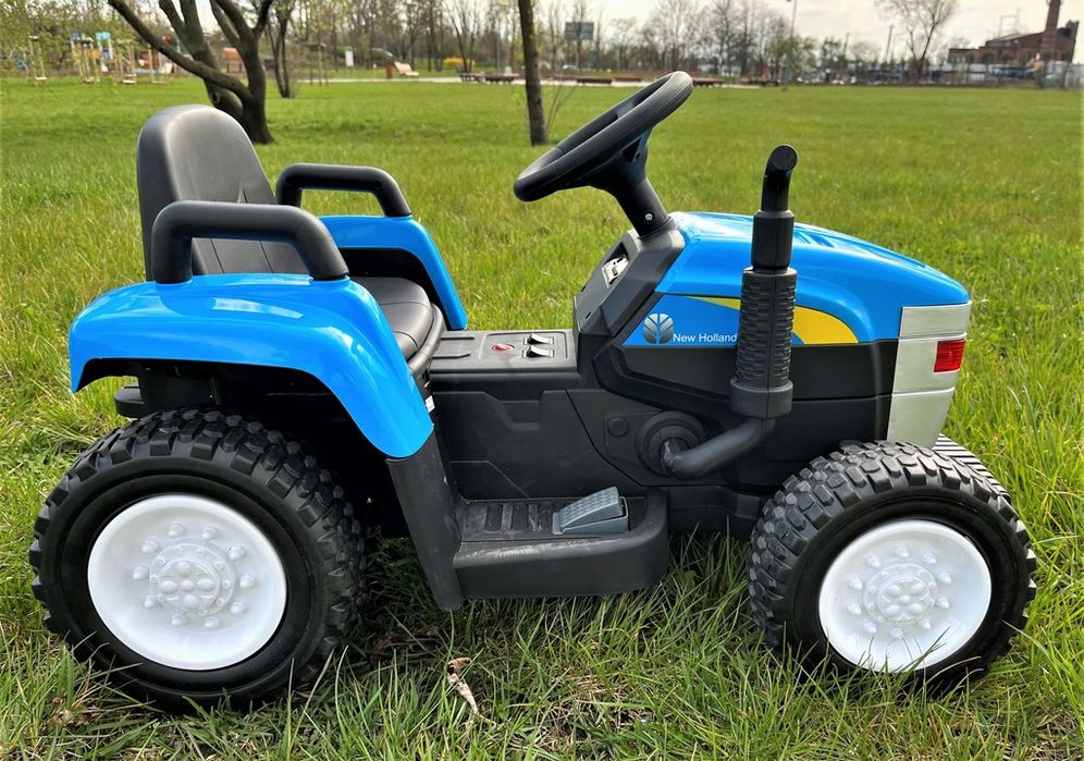 Трактор дитячий на акумулятор NEW HOLLAND Синій