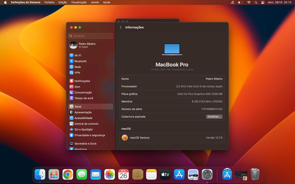 MacBook Pro 13” (2017) IMPECÁVEL