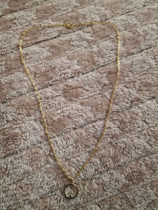 Łańcuszek złoty z serduszkiem