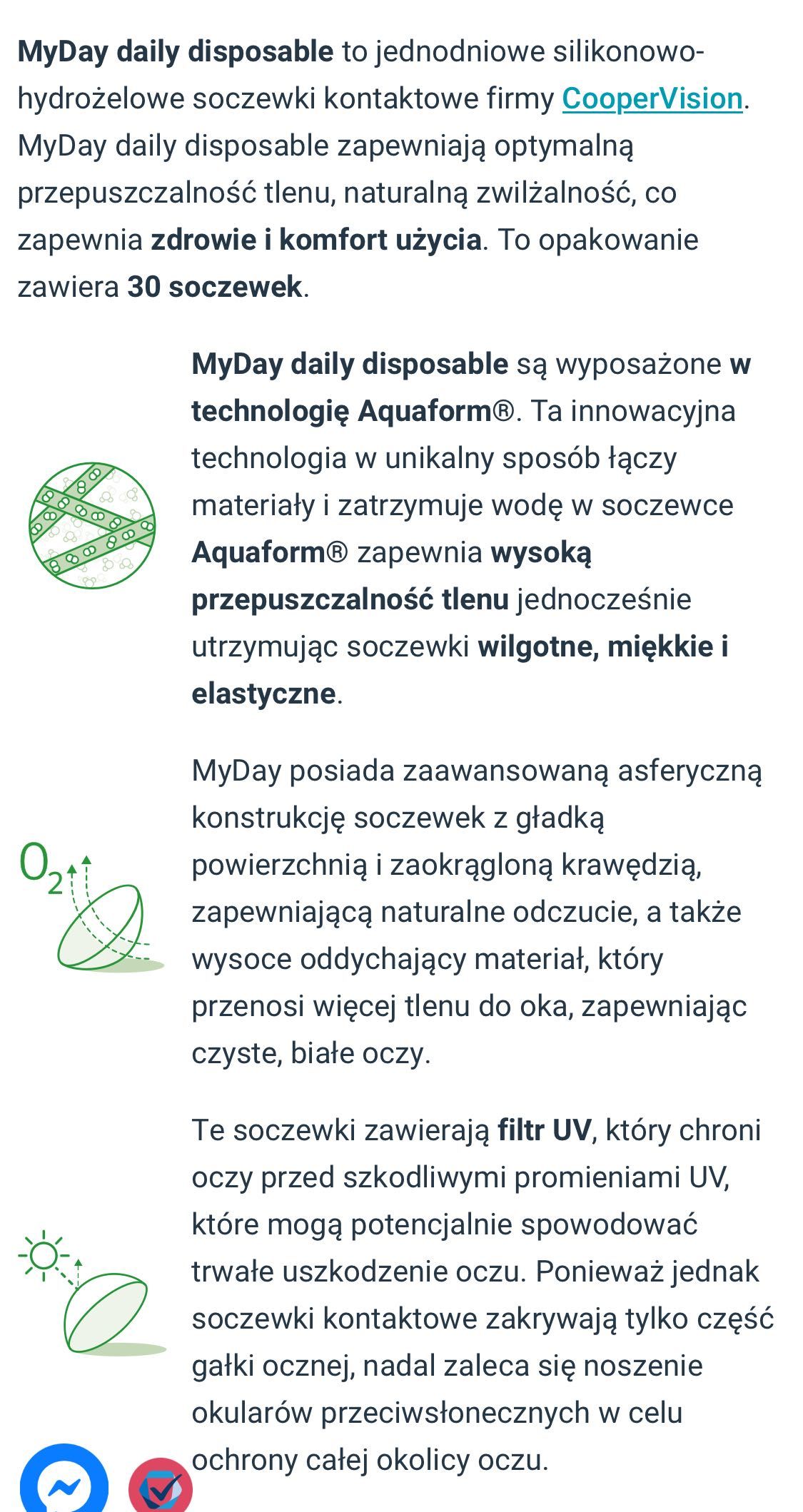 Soczewki MyDay daily disposable
