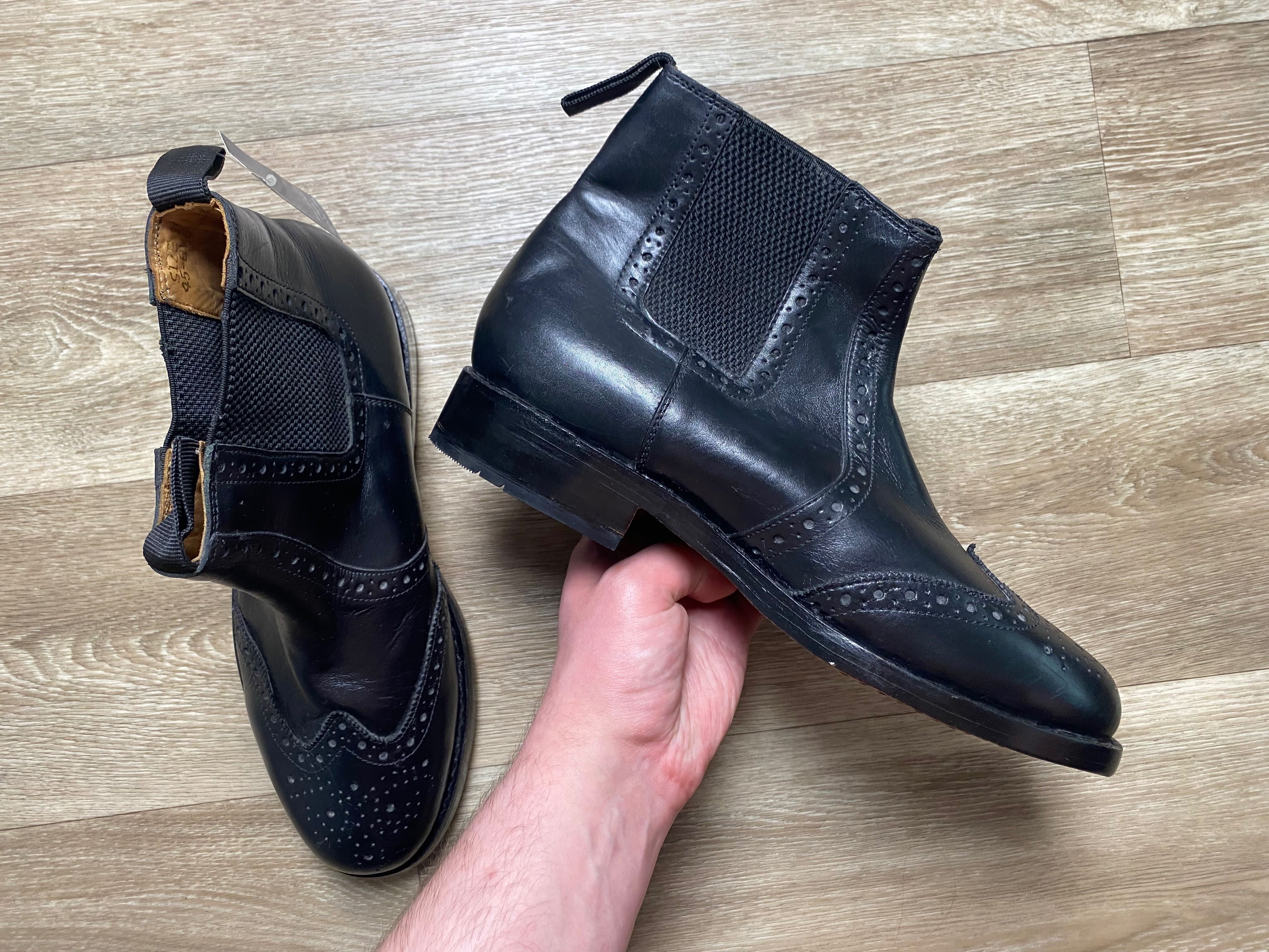 Шкіряні Челсі Броги Samuel Windsor Handmade EU 44
