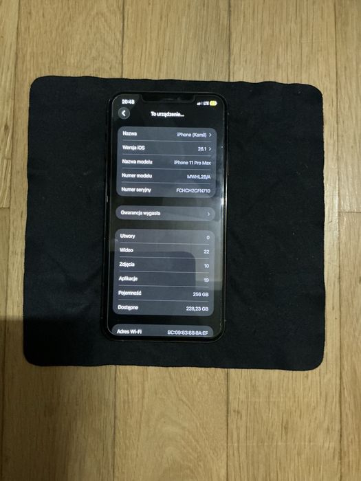 iPhone 11 Pro Max 256 GB - Gold / Złoty