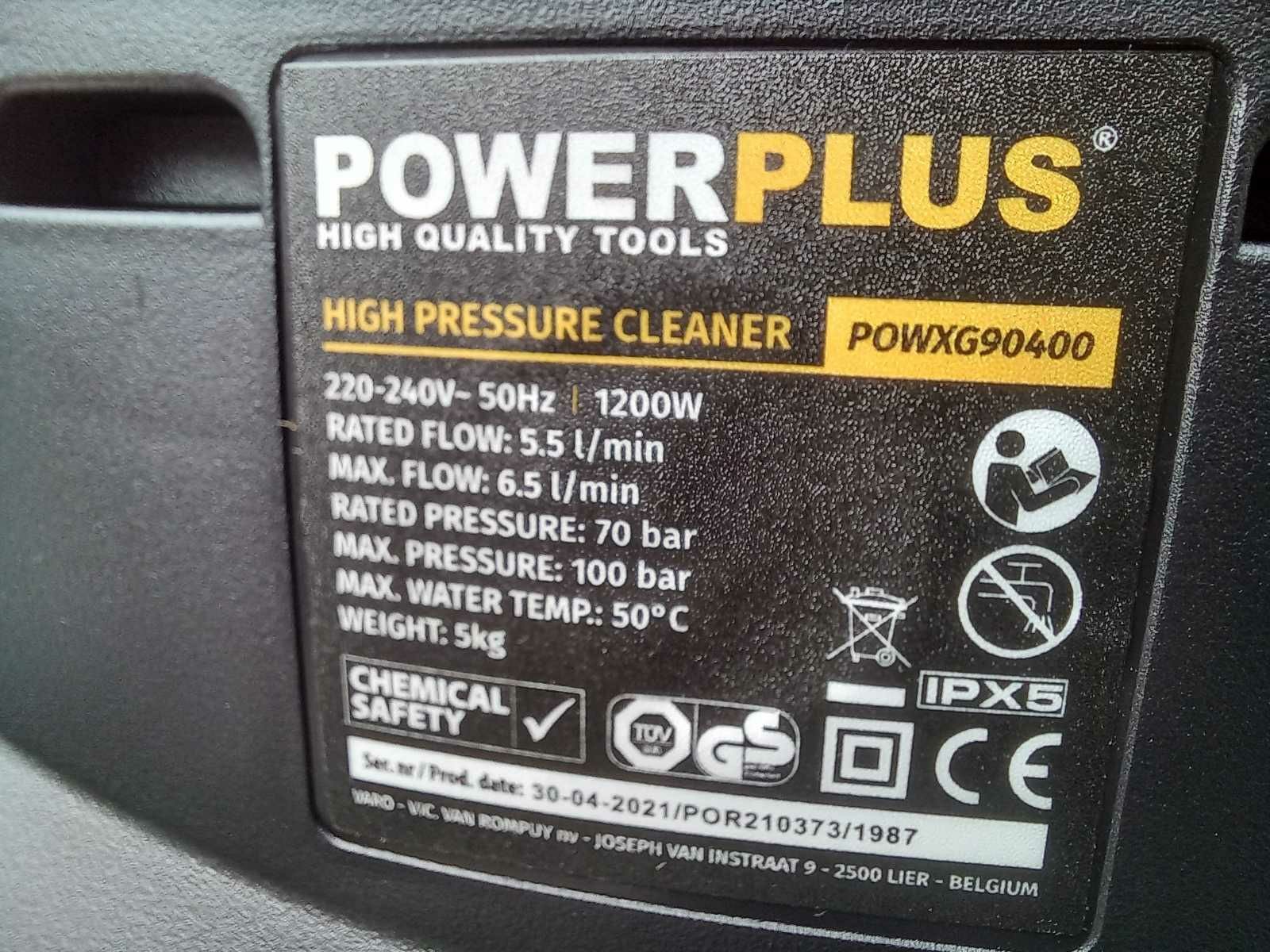 Мийка високого тиску powerplus powxg90400