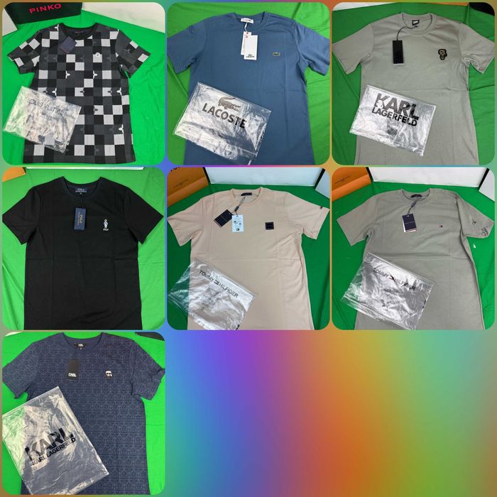 Koszulka męska lv lacoste karl t-shirt tommy hilfiger koszulka nowość