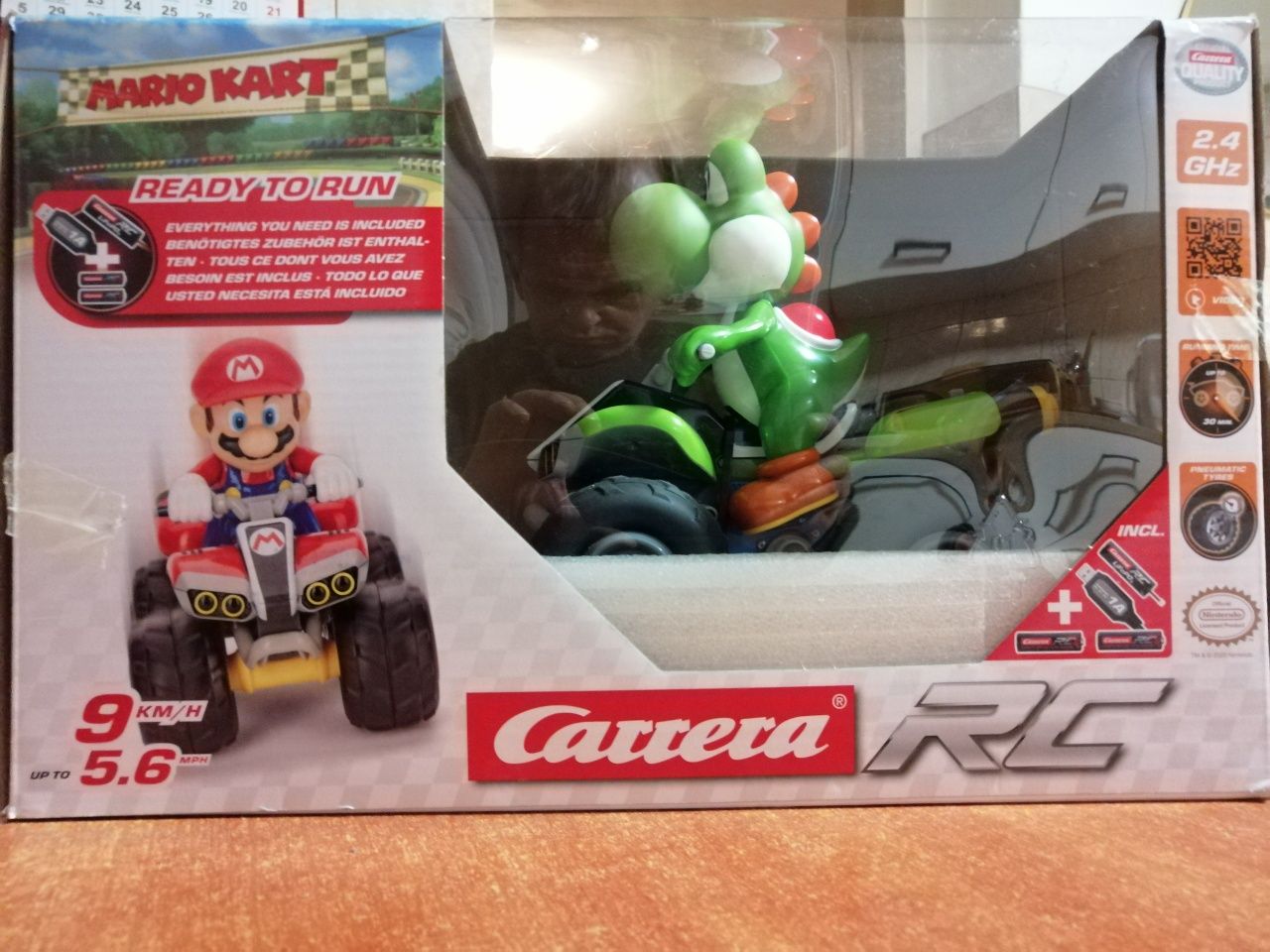 Mario kart Quad Carrera RC, zdalnie sterowany.