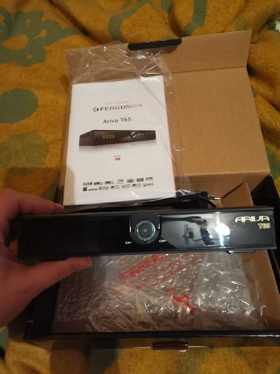 Dekoder DVB-T Ferguson Ariva T65 z pilot nowy zamiennik typu 3947#.
