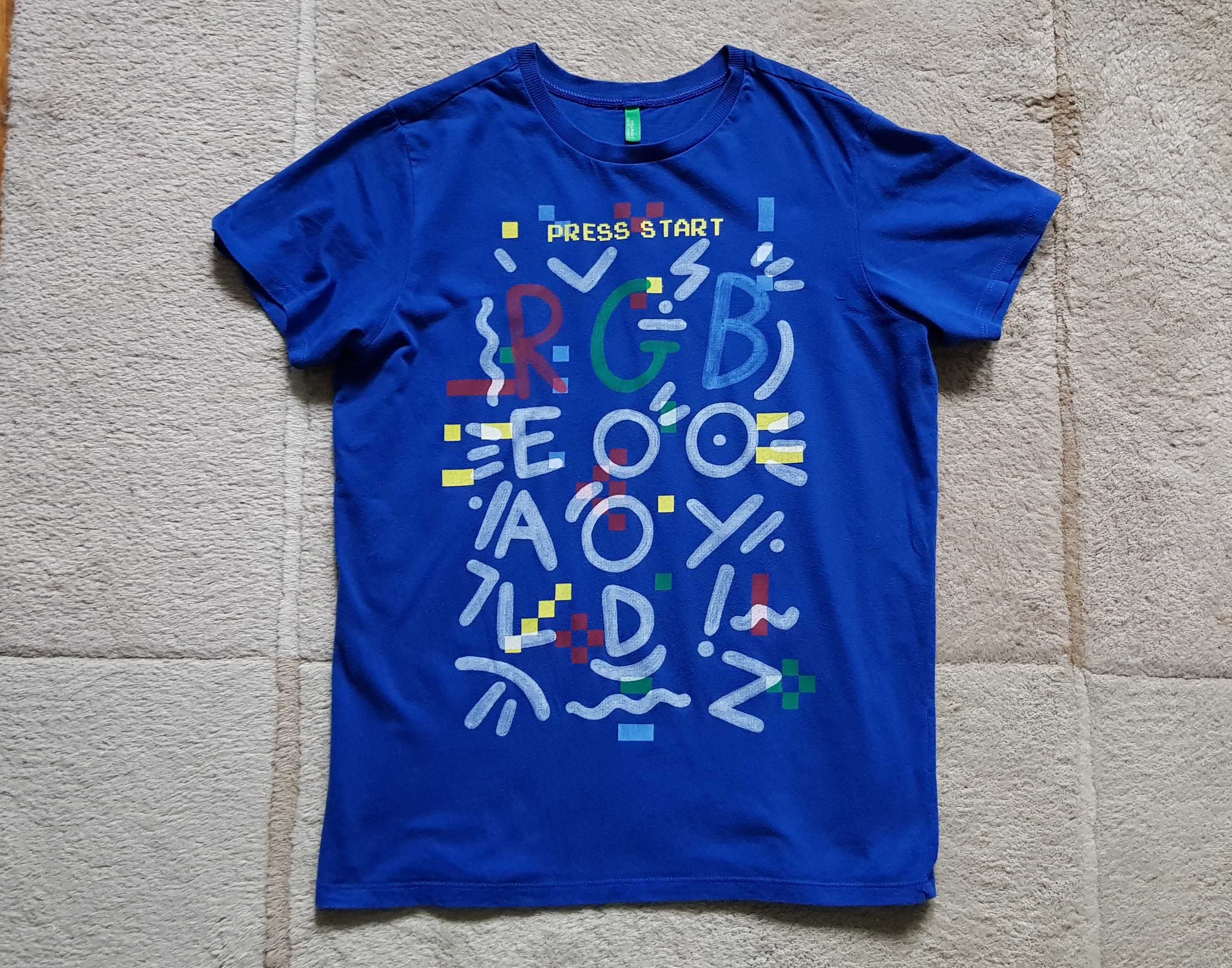 bluzka BENETTON koszulka t-shirt bluzeczka rozmiar 158