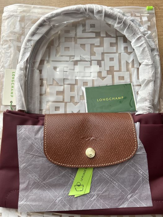 Mala Longchamp bordô