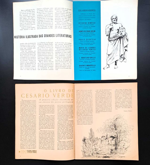 4 Boletins Editorial Estúdios Cor Júlio Pomar 1954 a 1959 RAROS