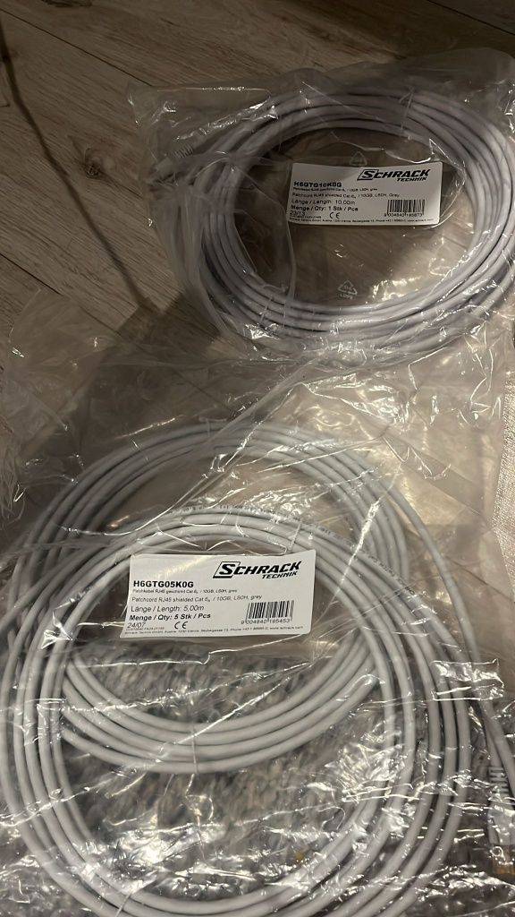 Kabel sieciowy,komputerowy  kat 6arj45