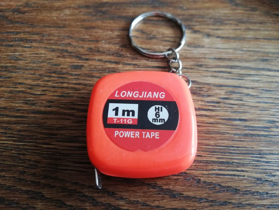 Sprzedam nową miarkę 1m breloczek do kluczy