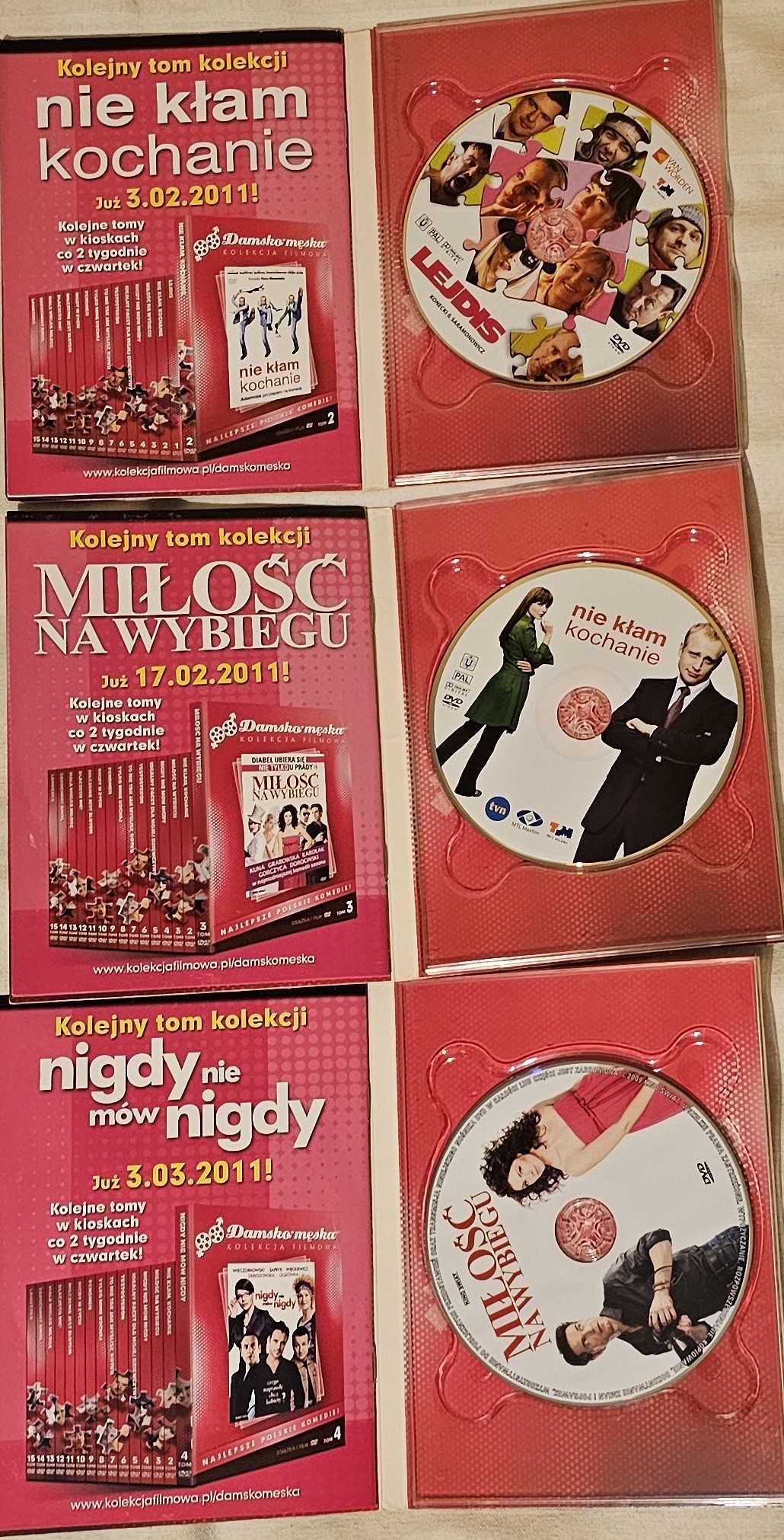 3 filmy: Lejdis, Nie kłam kochanie, Miłość na wybiegu