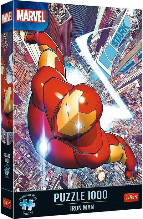 Nowe  Puzzle TREFL "Iron Man" 1000 el. Premium Plus nieotwierane