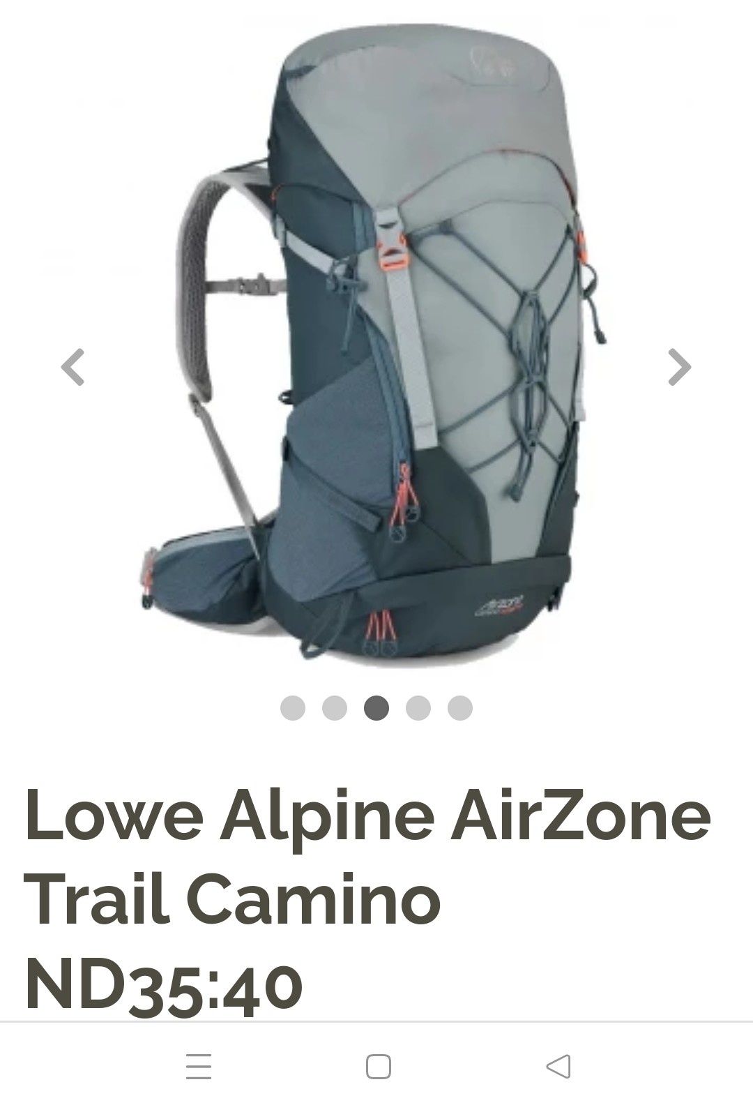 Plecak damski górski Lowe Alpine camino trek nd 35:45 35l 45l plecak g