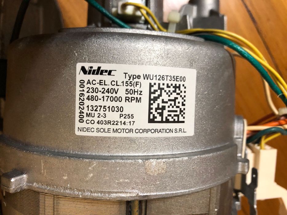 Мотор для пральної машини Nidec WU126U35E00 AC-EL.CL.155(F)