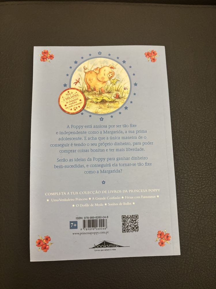 Livro da coleção Princesa Poppy