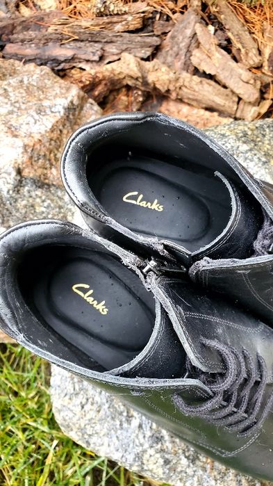 Мужские туфли ботинки  демисезонные Clarks