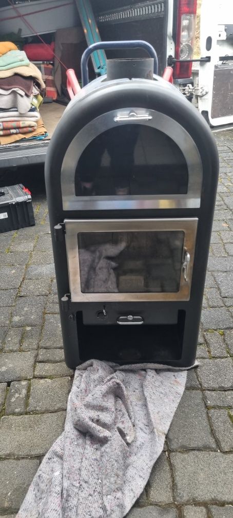 Kominek piec stalowy 7kW Scan