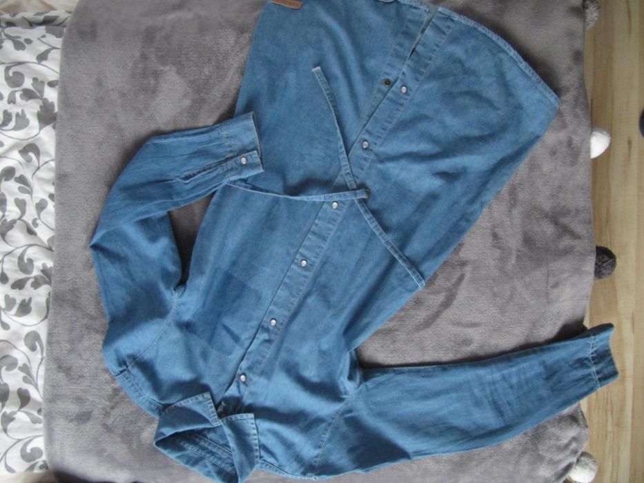 Sukienka, tunika dla dziewczynki dżinsowa 146 jak Nowa