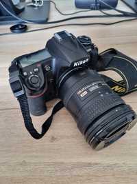 Aparat Nikon D300s z pełnym wyposażeniem.