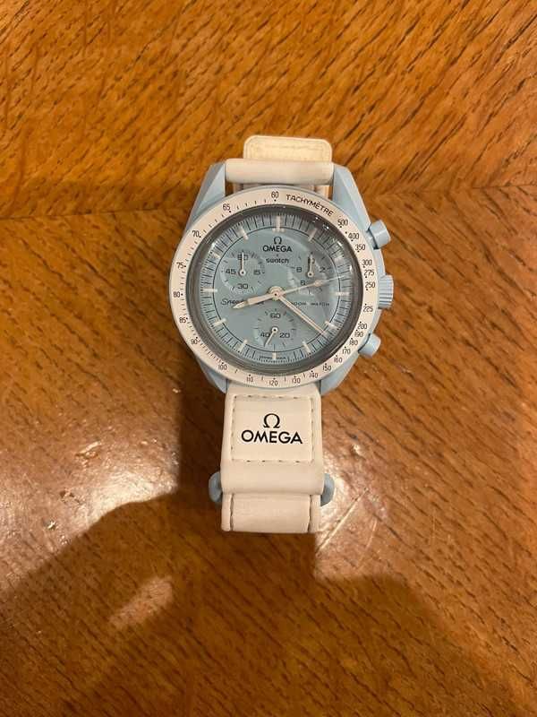 Omega x Swatch SO33L100 Uranus - Mechanizm z Automatycznym
