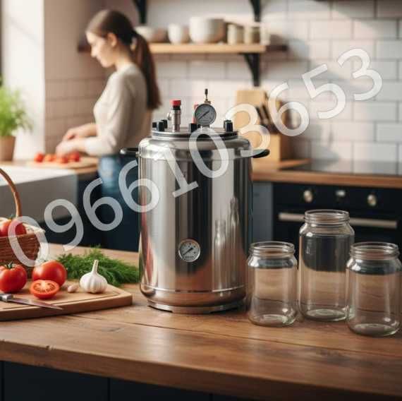 Автоклав нержавійка /  нержавейка - 24 банки, топ + рецепти