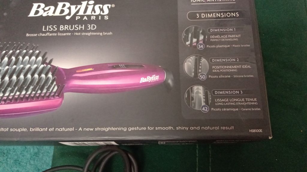 Elektryczna szczotka prostująca włosy Babyliss