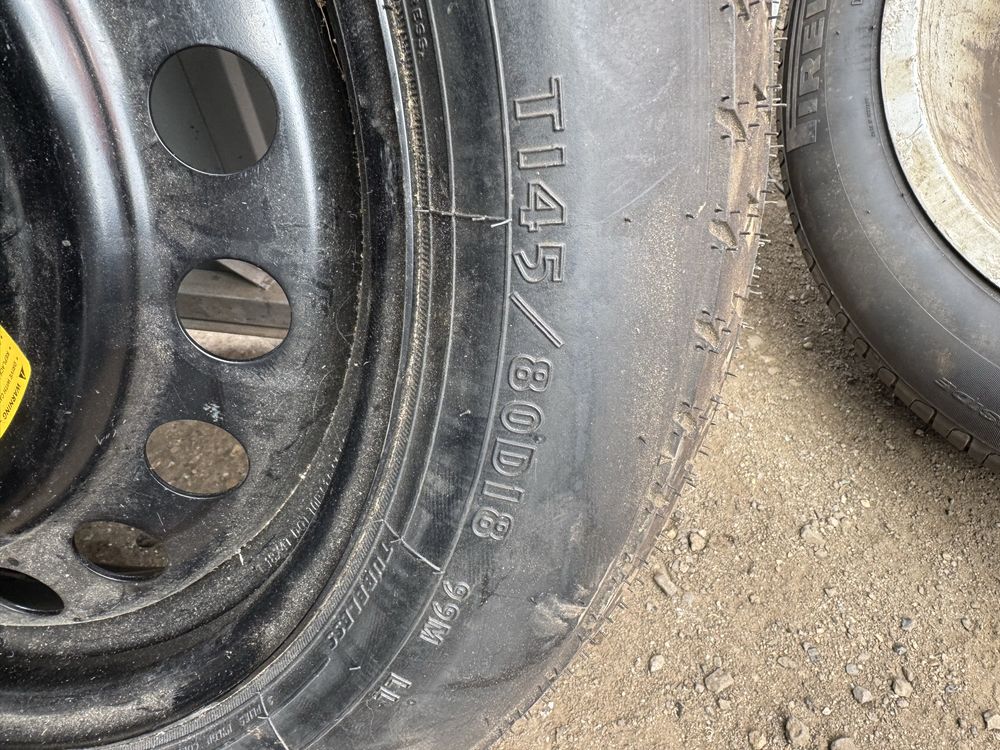 Chrystler 300c koło dojazdowe 145/80 R18, 5x115