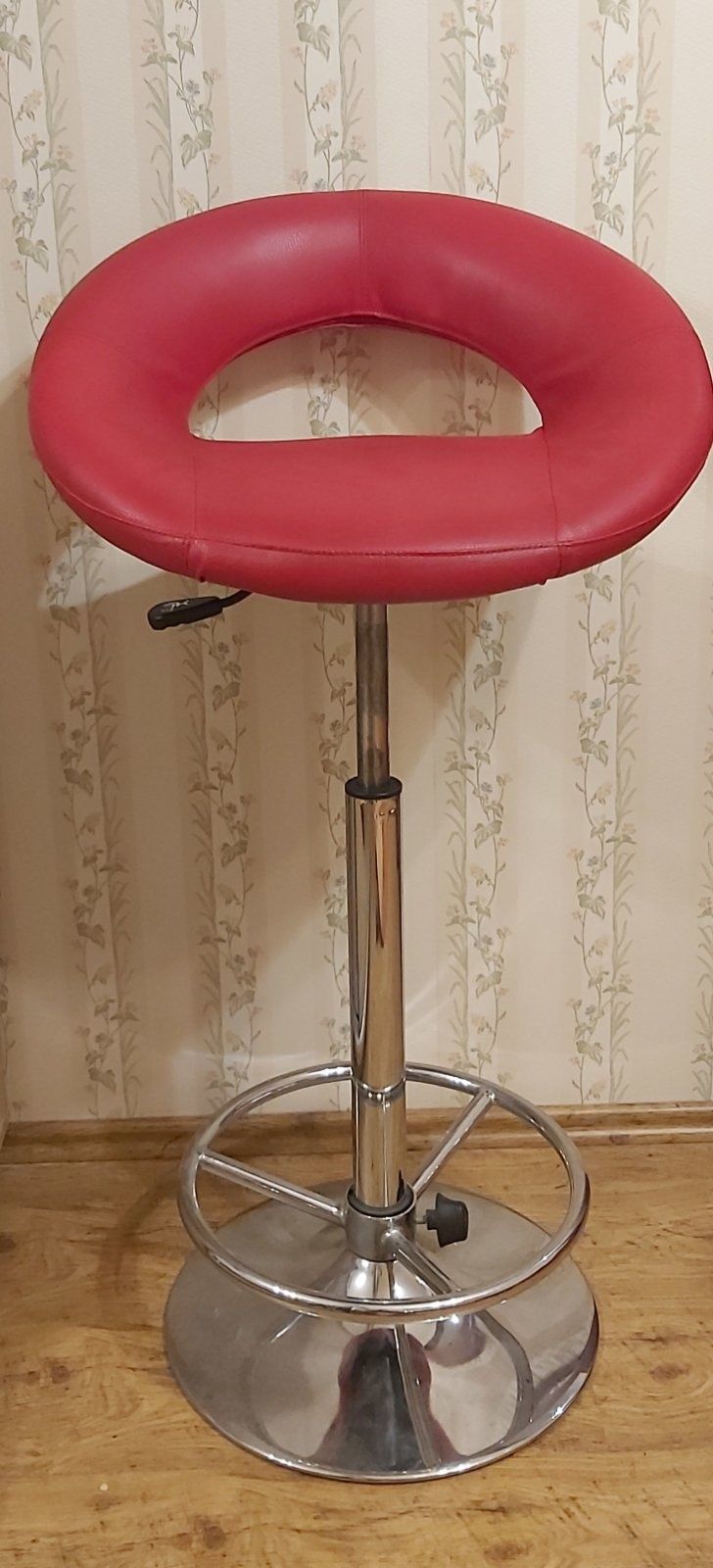 Барный стул с регулировкой высоты Rose chrome Новый Стиль