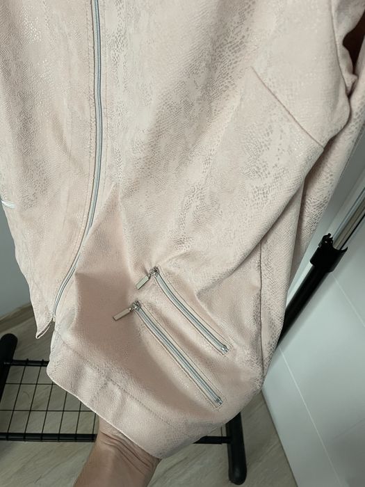 Kurtka narzutka marynarka bluza żakiet 46 Pfeffinger pudrowy róż